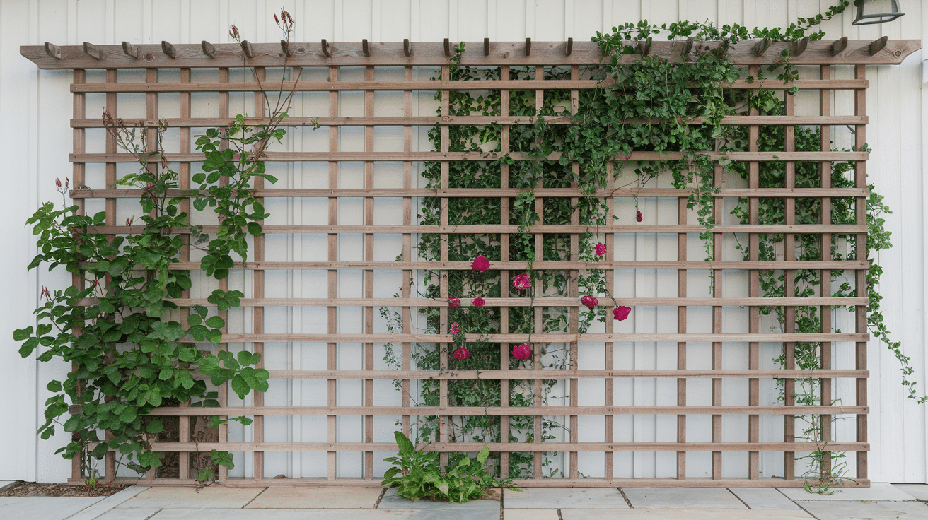 wooden trellis